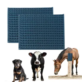 SCP-BLU-2 HOMCARE Horse Scratching Post Pad Cow Equine