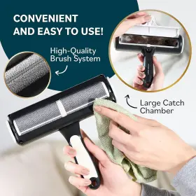 313051131105 HOME HERO Pet Hair Remover Couch Lint Roller Dog #3