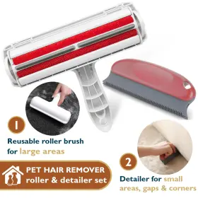 CFT-PHR807282A-1 HOME TRAVEL Pet Hair Remover Roller Detailer