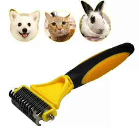 792332364966 HONGUANG Pet Dematting Comb Undercoat Rake Cats