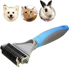 CL-FT-25 HONGUANG Pet Dematting Comb Undercoat Rake Cats Dogs