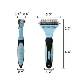 CS52 HOP Pet Deshedding Brush Undercoat Rake Cats Dogs Safe #3