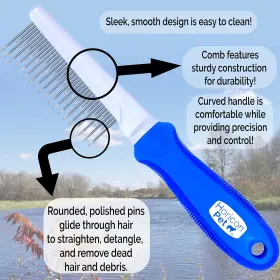 860004513124 HORICON PET Detangling Dog Comb Set Cats Animals #3