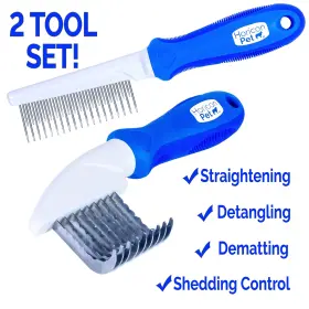 860004513131 HORICON PET Dematting Razor Comb Pin Detangling #2