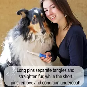 860004513179 HORICON PET Detangling Comb Steel Dogs #3