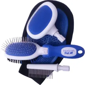 867918000405 HORICON PET Dog Brushing Brush Set Pin Bristle