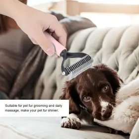 HOSETENEKFSBR1H4M-03 HOSETEN Brush Pet Hair Knot Comb Dog Fo #2