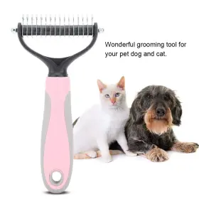 HOSETENEKFSBR1H4M-03 HOSETEN Brush Pet Hair Knot Comb Dog Fo #3