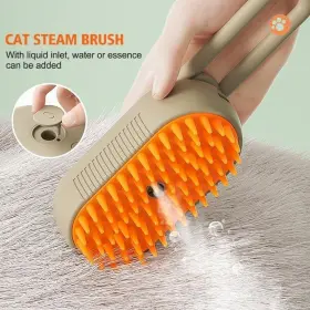DFF46E3C HTTLLH Cat Steam Brush Cleaning Pet Function Rem #3