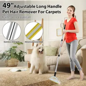 HUICOCY01 HUICOCY Carpet Rake Pet Hair Removal Handle #3