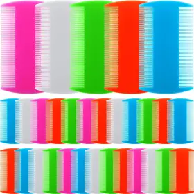 MKIL-0090 HUSHEE Flea Comb Cats Dogs Lice Double Smal