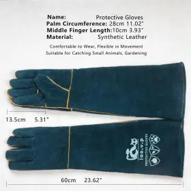 765037188380 IAO.V.P Animal Handling Gloves Scratches Pet #2