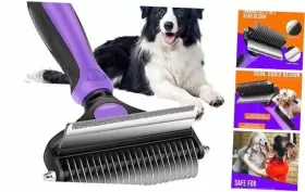 20TOY-2IN1DOGSHEDDING IDEATOY Dog Shedding Tool Deshedding