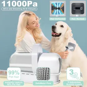 ZL-001 IEVENW Pet Vacuum Dogs Cats Uproot Cleaner Pro Hair Su #3