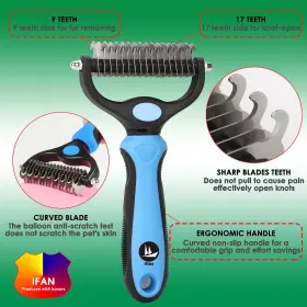 797059262014 IFAN Pet Comb Cat Brush Dog Groo #2