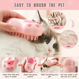 721545722454 IKIMI Lorsou Steamy Cat Brush Electric Steam #3