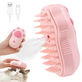 721545722454 IKIMI Lorsou Steamy Cat Brush Electric Steam