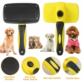 635028907606 IMOUNTEK Undercoat Cleaning Dog Slicker Brush