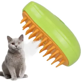 717971903024 IMOUNTEK Cat Steam Brush Hair Steamer Pet Comb