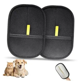 LR002 INABULETWO Pet Hair Removal Gloves Brush Electrostatic