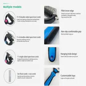 711181150698 INSTRUMETNS LTD Pet Cat Dog Horses Hair Fur Rake #3