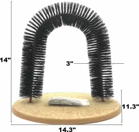 689991796347 IRISPETS Cat Groom Toy Groomer Massager #3
