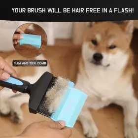 PB01 ITOLEEVE Dual Flex Slicker Brush Dog Gentle Tool #3