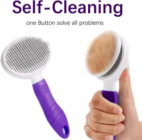 ZI-001-BRUSH-PURPLE ITPLUS Cat Cleaning Slicker Brushes Dogs #2