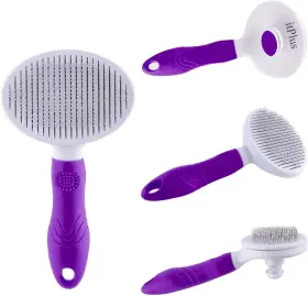 ZI-001-BRUSH-PURPLE ITPLUS Cat Cleaning Slicker Brushes Dogs #3