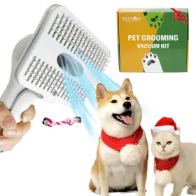 974062931319 IZSOHHOME Dog Cat Slicker Brush Shedding Comb