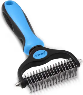 P0149 JASWELL Pet Tool Undercoat Rake Dogs Cats Safe Dema