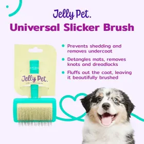 755003502142 JELLY PET Slicker Brush Dog Remove #2