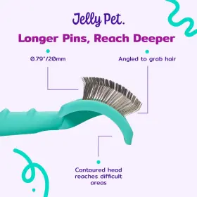 755003502142 JELLY PET Slicker Brush Dog Remove #3