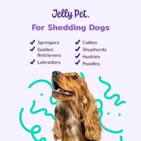 755003502494 JELLY PET Double Deshedding Rake Dogs Tool #3