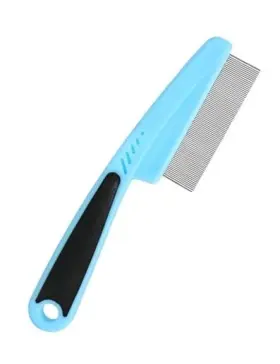 661918860300 JIANYI Flea Comb Rubber Handle Tick Dogs Cats