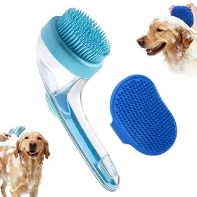CWLSMYS-2 JIEYUEXUAN Pet Bath Brush Dog Shampoo