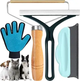 744110764284 JLVAUVT Pet Hair Remover Set Dog Cat Carpet Rug