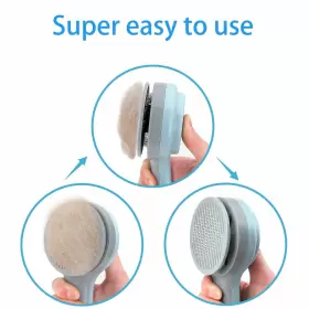 733063653233 JOPOOL Cat Brush Hair Dematting Comb Shedding #2