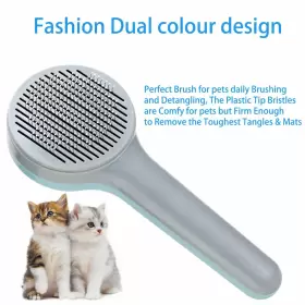 733063653233 JOPOOL Cat Brush Hair Dematting Comb Shedding #3