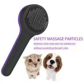 733063653455 JOPOOL Cat Brush Pet Dematting Dog Comb Shedding #2