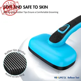 313099258208 JOY-PET Dog Cleaning Slicker Brush Shedding #2