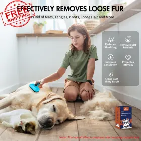 313099258208 JOY-PET Dog Cleaning Slicker Brush Shedding #3