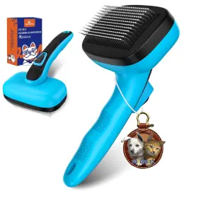 445036347324 JOY-PET Dog Cleaning Slicker Brush Shedding