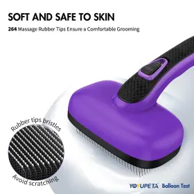 705353822841 JOY-PET Dog Cleaning Slicker Brush Shedding #2