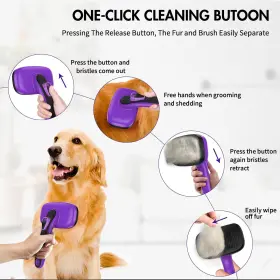 705353822841 JOY-PET Dog Cleaning Slicker Brush Shedding #3