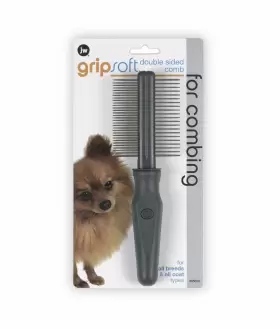 618940650300 JW Pet Gripsoft Double Comb Dog