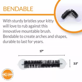 100213419 K-H PET PRODUCTS Ez Mount Brush #2