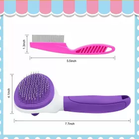 705887908349 KALAMANDA Cat Brushes Dog Brush Shedding Comb #2