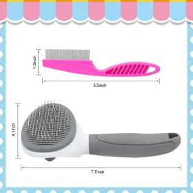 712215163363 KALAMANDA Cat Brushes Dog Brush Shedding Comb #2