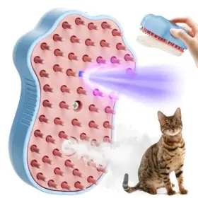 726323415870 KALAMANDA Cat Steam Brush Shedding Steamy Paw
